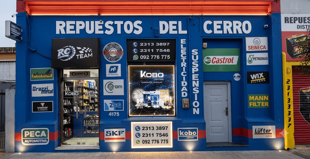 Fachada principal de Repuestos del Cerro
